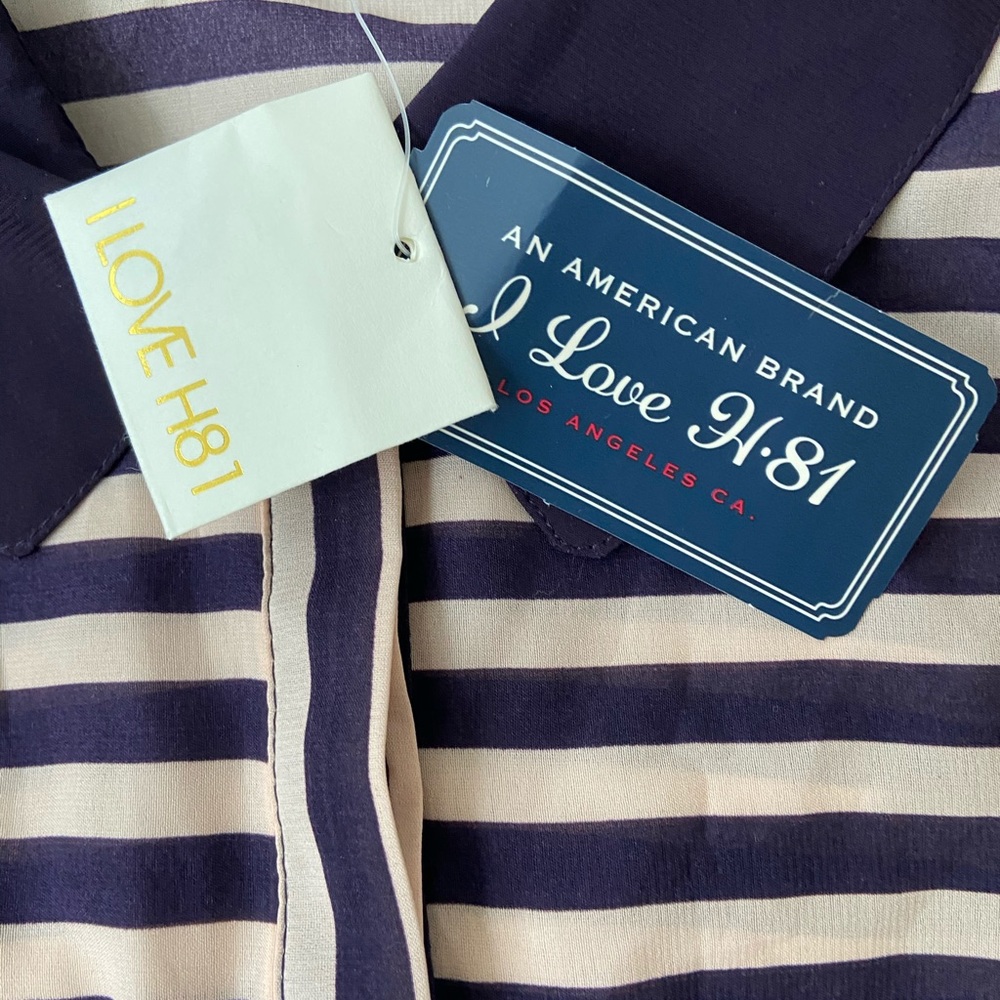 Striped button down shirt - Picture 3 of 4